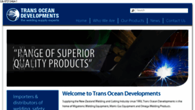 What Transocean.co.nz website looked like in 2017 (6 years ago)