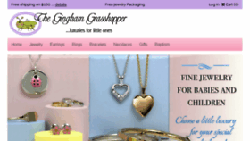 What Theginghamgrasshopper.com website looked like in 2017 (6 years ago)