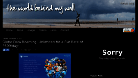 What Theworldbehindmywall.com website looked like in 2017 (6 years ago)