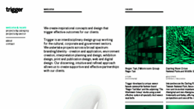 What Triggerdesign.com.au website looked like in 2017 (6 years ago)