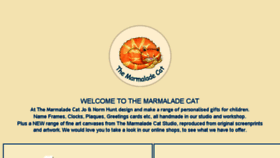 What Themarmaladecat.co.uk website looked like in 2017 (6 years ago)