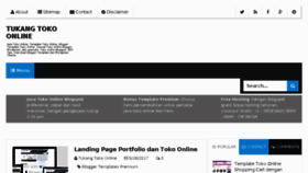 What Tukangtokoonline.web.id website looked like in 2017 (6 years ago)