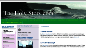 What Theholystory.com website looked like in 2017 (6 years ago)