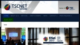 What Tscnet.eu website looked like in 2017 (6 years ago)