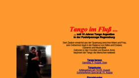 What Tangoimfluss.de website looked like in 2017 (6 years ago)