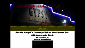 What Thegypsycomedyclub.com website looked like in 2017 (6 years ago)
