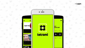 What Tetrami.com website looked like in 2017 (6 years ago)