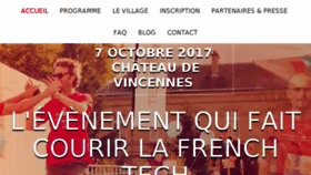 What Techrun.fr website looked like in 2017 (7 years ago)