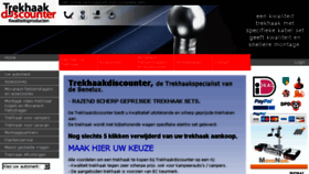 What Trekhaakdiscounter.nl website looked like in 2017 (6 years ago)