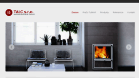 What Talc.sk website looked like in 2017 (8 years ago)