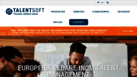 What Talentsoft.se website looked like in 2017 (6 years ago)