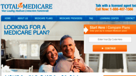 What Totalmedicare.com website looked like in 2017 (6 years ago)