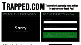 What Trapped.com website looked like in 2017 (6 years ago)