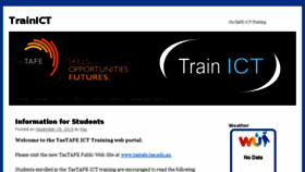 What Trainict.net website looked like in 2017 (6 years ago)