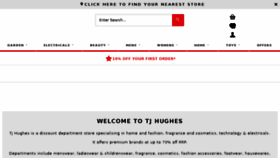 What Tjhughes.co.uk website looked like in 2017 (6 years ago)