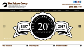 What Thefalcongroup.us website looked like in 2017 (6 years ago)