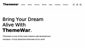 What Themewar.com website looked like in 2017 (6 years ago)