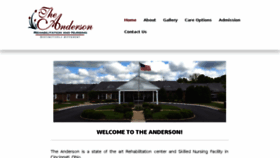 What Theanderson.com website looked like in 2017 (6 years ago)