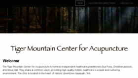 What Tigermtnacupuncture.com website looked like in 2017 (6 years ago)