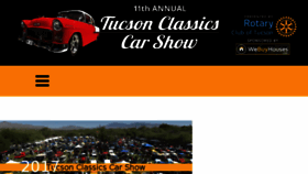 What Tucsonclassicscarshow.com website looked like in 2017 (6 years ago)