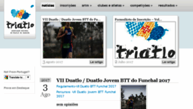 What Triatlomadeira.com website looked like in 2017 (6 years ago)