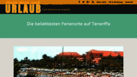 What Teneriffa-tipps.eu website looked like in 2017 (6 years ago)