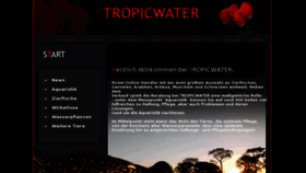 What Tropicwater.eu website looked like in 2017 (6 years ago)
