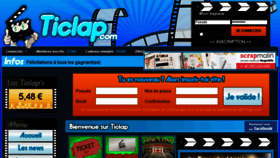 What Ticlap.com website looked like in 2017 (6 years ago)