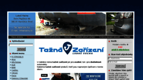 What Tazny.cz website looked like in 2017 (6 years ago)