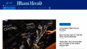 What Themiamiherald.com website looked like in 2017 (6 years ago)