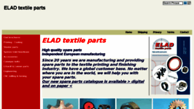 What Textile-parts.com website looked like in 2017 (6 years ago)
