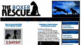 What Theboxerrescue.org website looked like in 2017 (6 years ago)
