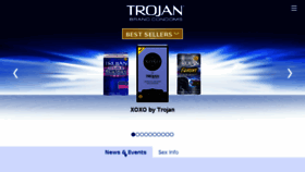 What Trojancondoms.com website looked like in 2017 (6 years ago)