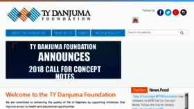 What Tydanjumafoundation.org website looked like in 2017 (6 years ago)