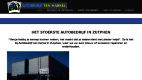 What Tenharkel.nl website looked like in 2017 (6 years ago)