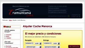 What Tramuntana2005.com website looked like in 2017 (6 years ago)