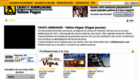 What Tahitiannuaire.com website looked like in 2017 (6 years ago)