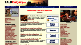 What Talkcalgary.com website looked like in 2017 (6 years ago)