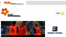 What Topphandball.no website looked like in 2017 (6 years ago)