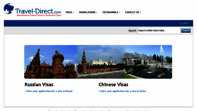 What Travel-direct.com website looked like in 2017 (6 years ago)