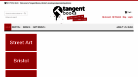 What Tangentbooks.co.uk website looked like in 2017 (6 years ago)