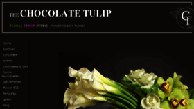 What Thechocolatetulip.com website looked like in 2017 (6 years ago)