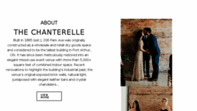 What Thechanterelle.ca website looked like in 2017 (6 years ago)