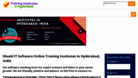 What Training-institutes-in-hyderabad.com website looked like in 2017 (6 years ago)
