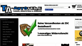 What Ta-autoteile-shop.de website looked like in 2017 (6 years ago)