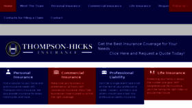 What Thompsonhicks.com website looked like in 2017 (6 years ago)