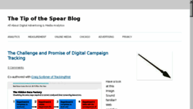 What Tipofthespearblog.com website looked like in 2017 (6 years ago)