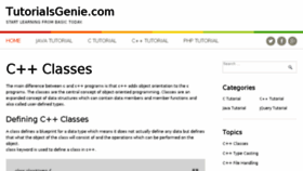 What Tutorialsgenie.com website looked like in 2017 (6 years ago)