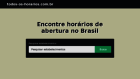 What Todos-os-horarios.com.br website looked like in 2017 (6 years ago)