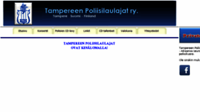 What Tampereenpoliisilaulajat.fi website looked like in 2017 (6 years ago)